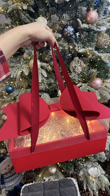 подарочный боксы: Подарочная коробка с LED-подсветкой,декоративным наполнителем и — 1