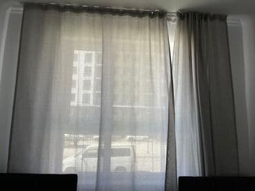 шторы деревянные: Комплект штор, С тюлем в комплекте, Готовое изделие, Для дачи, Для детской, Для кафе — 3