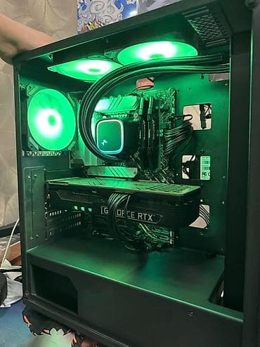 dark project: Компьютер, ядер - 14, ОЗУ 32 ГБ, Игровой, Б/у, Intel Core i5, NVIDIA GeForce RTX 3080 TI, NVMe — 1