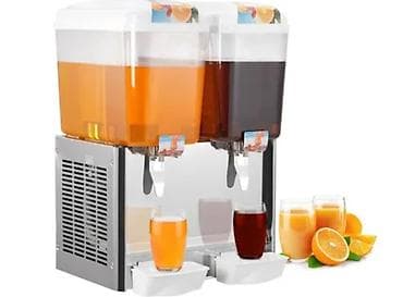 Для кафе, ресторанов: Диспенсер для прохладительных напитков с двумя прозрачными баками - — 1