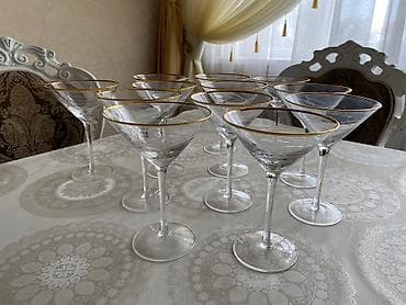 Посуда: Бокалы. В комплекте 12 штук — 2