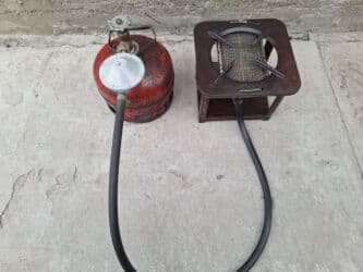 дачный умывальник с подогревом: Газовая горелка «Звездочка» + баллон - Тип: переносная газовая — 1