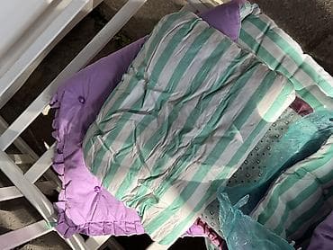 аксессуары для мебели: Подушки бортики для кровати детской (на стул/скамью), комплект из 4шт — 7