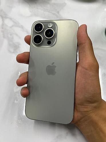 note 9 pro: IPhone 15 Pro Max, Б/у, 256 ГБ, Space Gray, Защитное стекло, Коробка, 85 % — 1