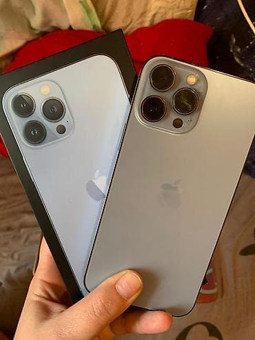 IPhone 13 Pro Max, Б/у, 256 ГБ, Sierra Blue, Коробка, 89 % at lalafo.kg IPhone 13 Pro Max, Б/у, 256 ГБ, Sierra Blue, Коробка, 89 %