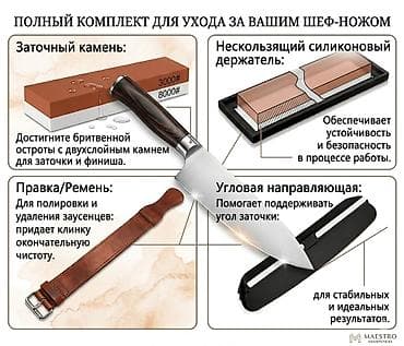правка: Точильный камень 3000/8000 грит 4 в одном Комплектация: - — 1