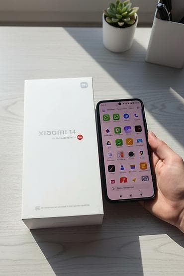 Xiaomi, 14, Б/у, 512 ГБ, цвет - Черный, 2 SIM