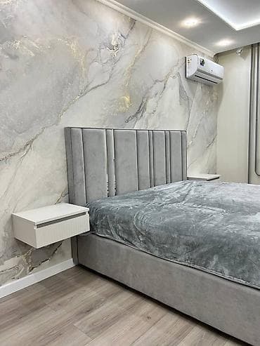 1 бөлмө, Люкс, ​​элита, 12-мкр, Жайлашуу күнү-түнү, Унаа токтотуучу жай, Жаздык, жууркан-төшөк каптары — 1