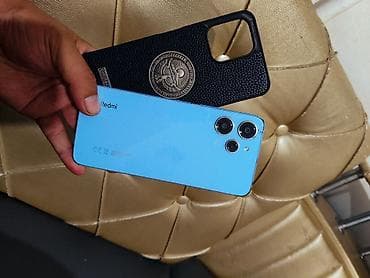 Redmi, Redmi 12, Б/у, 128 ГБ, цвет - Голубой, 2 SIM