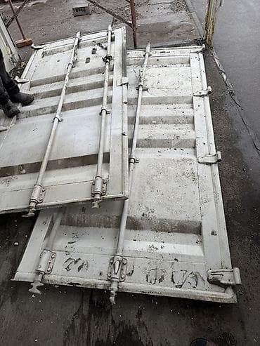 Дом и сад: Металлические ворота/двери от контейнера + листы профнастила — 2