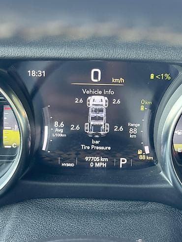Унаа сатуу: Jeep Wrangler: 2021 г., 2 л, Автомат, Гибрид, Жол тандабас — 6