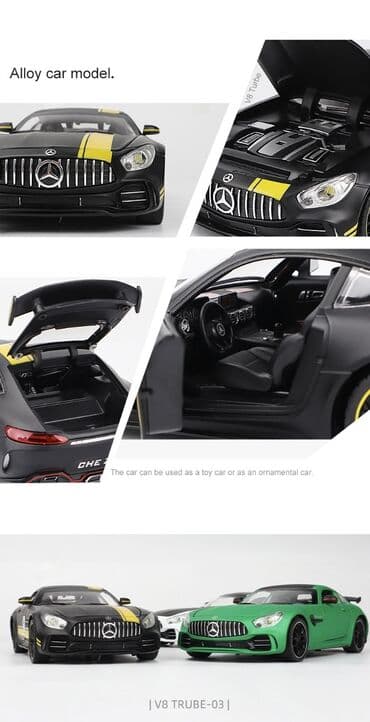 детская машына: Детская инерционная металлическая машинка Мердес с открывающимися — 2