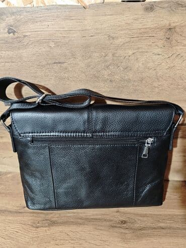 Прокат одежды: Барсетка, Материал: Натуральная кожа, Новый — 3