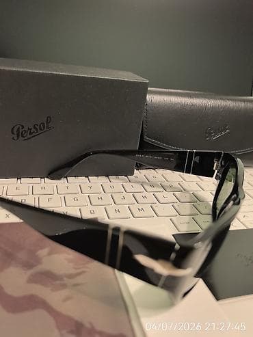 Аксессуары: Солнцезащитные очки очки, Persol, Унисекс, Прямоугольные, Оригинал, Новый — 8
