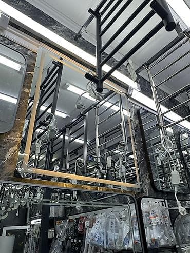 Зеркало с подсветкой для ванной комнаты. - Прямоугольная форма