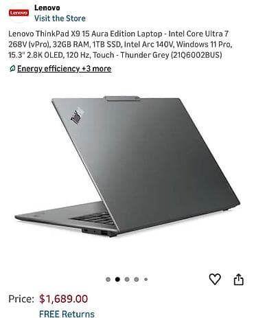 ноутбук thinkpad: Ноутбук Lenovo Ультрабук, Intel Core i7, ОЗУ, RAM: 32 ГБ, Lenovo ThinkPad — 3