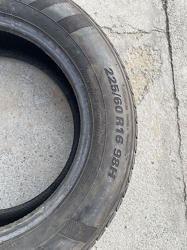 Шины 225 / 60 / R 16, Лето, Б/у, Пара, Легковые, Корея, Kumho at lalafo.kg Шины 225 / 60 / R 16, Лето, Б/у, Пара, Легковые, Корея, Kumho