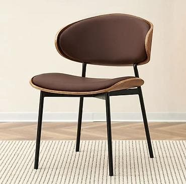 деревянные табуретки: Стул в современном стиле с мягким сиденьем и спинкой - Дизайн — 2