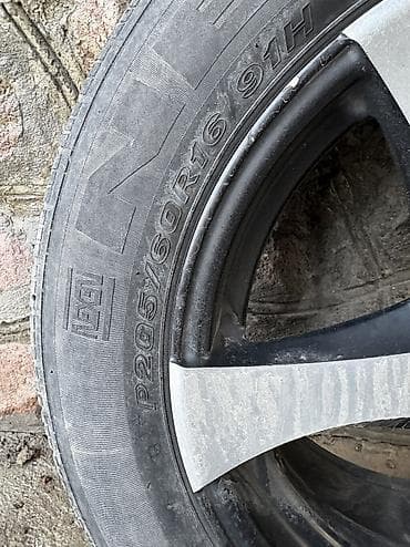 гидравлика нексия: Колеса в сборе 205 / 60 / R 16, Лето, Б/у, Комплект, Литые — 5