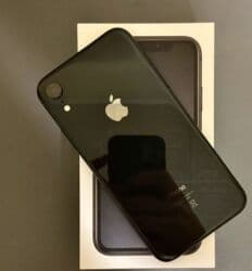 IPhone Xr, Б/у, 64 ГБ, Черный, Чехол, Коробка, 77 %