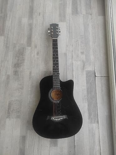 yamaha sg200: Акустическая гитара Boyi, формат дредноут с вырезом (cutaway), цвет – — 1