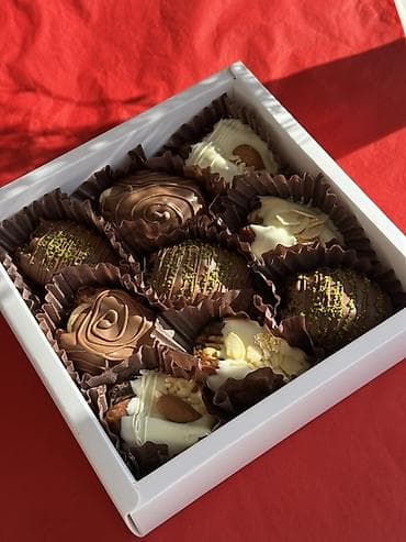 Чай, кофе, суусундуктар: Наборы фиников в шоколаде «Рамазан» - Ассорти из отборных мягких — 3