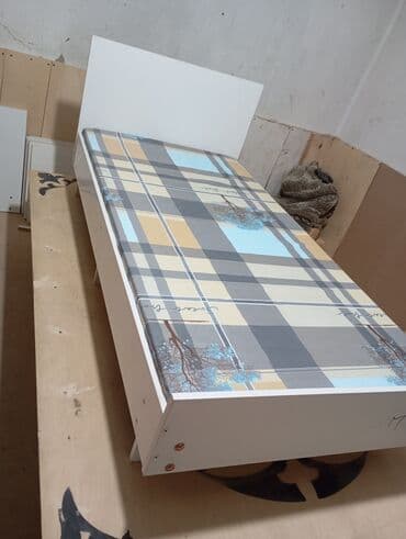 белая кровать из дерева: Односпальная кровать балдар учун - Размер спального места — 4