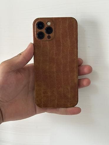 IPhone 12 Pro, Б/у, 128 ГБ, Графит, Чехол, 100 %