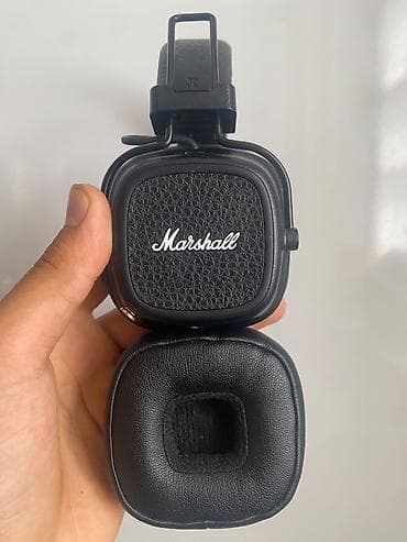 пк цены: Беспроводные накладные наушники, Marshall, Б/у — 2