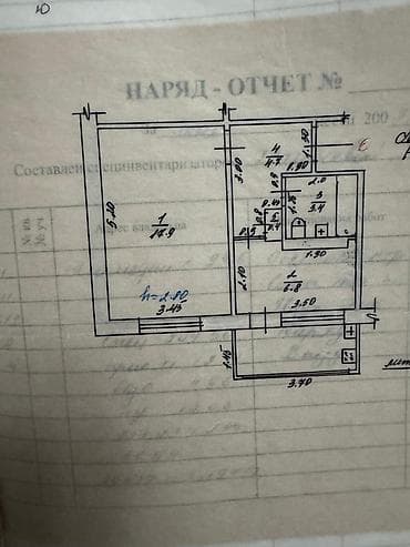продаю квартира аламедин 1: 1 бөлмө, 33 м², 105-серия, 2 кабат, Евроремонт — 7