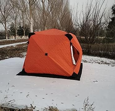 Лыжи: Новая партия в дороге 4х гранная Зимняя утепленная палатка для — 5