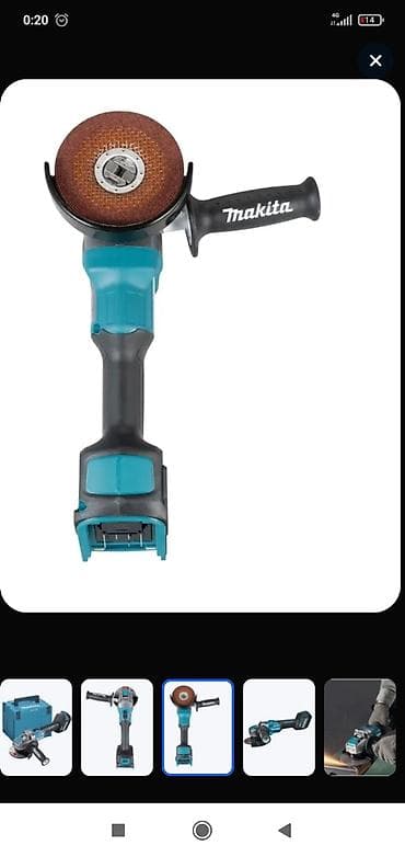 метал угалок: Аккумуляторная угловая шлифмашина Makita GA040GZ01, 40 В, 115 мм, 8500 — 5