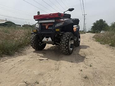 квадрики: Квадроцикл CFMOTO x8Efi eps 4x4, двухместный, оранжево‑чёрный. 2014 — 2