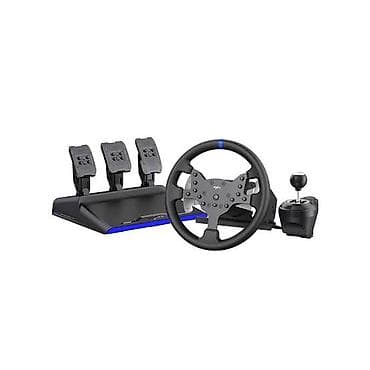 игровой руль и педали: Игровой комплект PXN V99 — руль с обратной связью, педали и рычаг КПП — 2