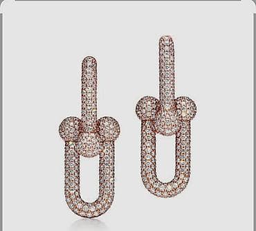 Браслеты: Серьги, Женские, Вставка: Фианит — 1