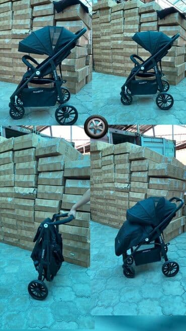 доставка памперсов на дом: Коляска, цвет - Синий, Новый — 1