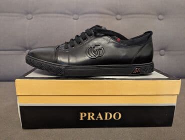 кеды gucci: Кроссовки, 44, Gucci, Новый, цвет - Черный, Самовывоз, Платная доставка — 1