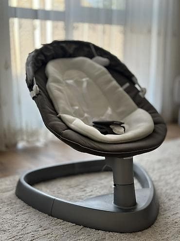 Электронный шезлонг-качалка для новорожденных - Эргономичное сиденье