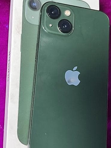 IPhone 13, Б/у, 128 ГБ, Зеленый, Коробка