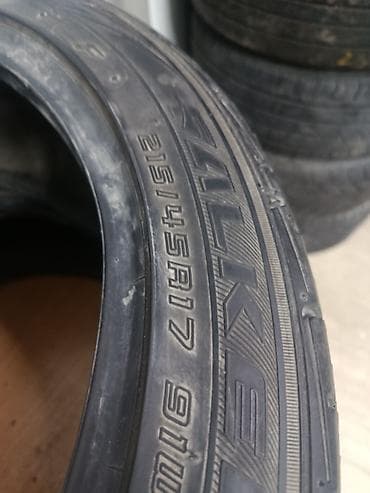 17: Шины 215 / 45 / R 17, Лето, Б/у, Пара, Легковые, Япония, Falken — 2