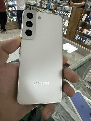 самсунк 8: Samsung Galaxy S22, Б/у, 256 ГБ, цвет - Белый, 2 SIM — 1
