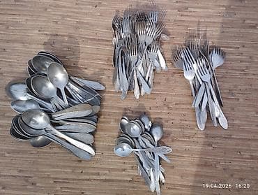 кружки набор: Продам столовые приборы СССР Большой набор: — ложки большие ~52 шт — — 1