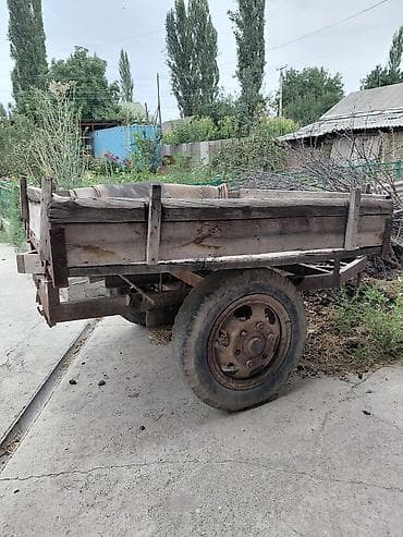 Одноосный прицеп-самосвал для мотоблока/мини-трактора. - Прочная — 1