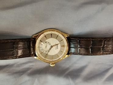 часы whoop: Oris 396-7580-60-51LS — швейцарские механические золотые наручные — 1