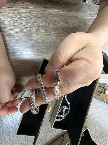 сепочки золотые: Серебряная цепочка 925 пробы - Материал: серебро, проба 925 (клеймо — 2
