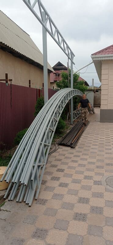 швеллер и двутавр: Фермы Навесы. Большие Арки для ангаров Металлические фермы для — 9