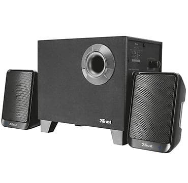!!!КОЛОНКИ!!! 2.1-канальный комплект колонок Trust Evon Wireless at lalafo.kg !!!КОЛОНКИ!!! 2.1-канальный комплект колонок Trust Evon Wireless