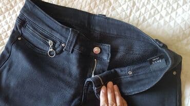 джинсы на девочку: Джинсы, Прямые, M — 3