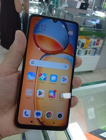 Техника и электроника: Redmi, Redmi 13C, Б/у, 128 ГБ, цвет - Черный, 2 SIM — 2