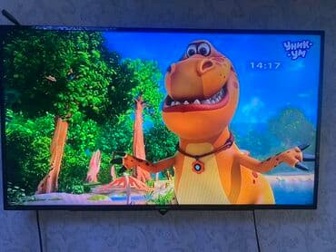 27 дюйм: Телевизор Sharp, диагональ экрана около 43". Тонкие рамки, настенное — 1